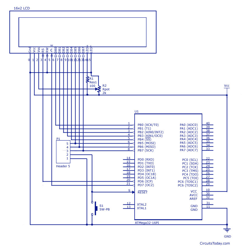 LCD interfacing with avr micro controller